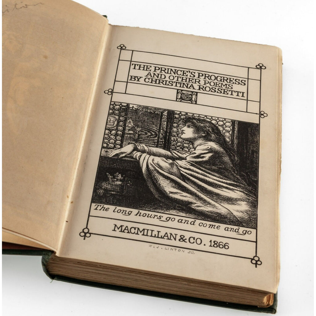 "The Prince's Progress and Other Poems" by Christina Rosetti 1st Edition 1866