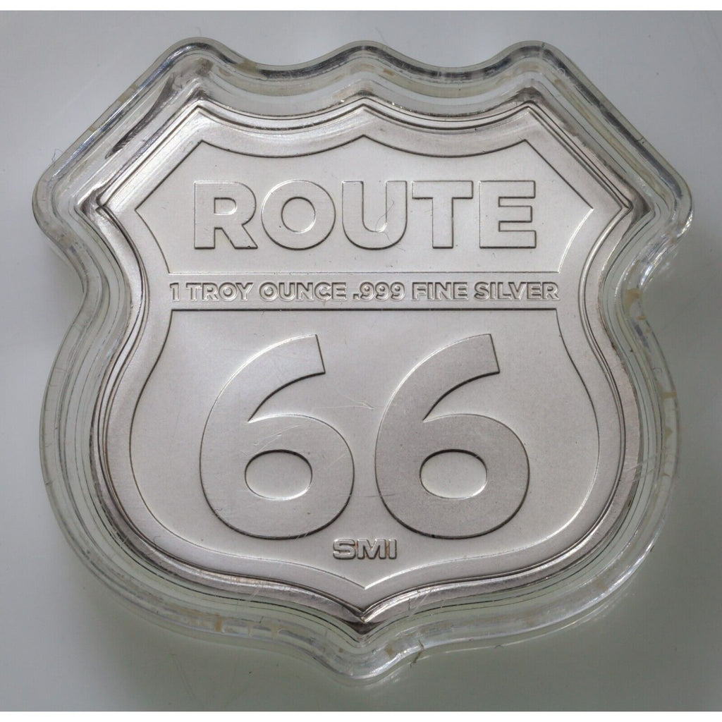 Route 66 1 oz Silver - California Santa Monica Pier By SMI