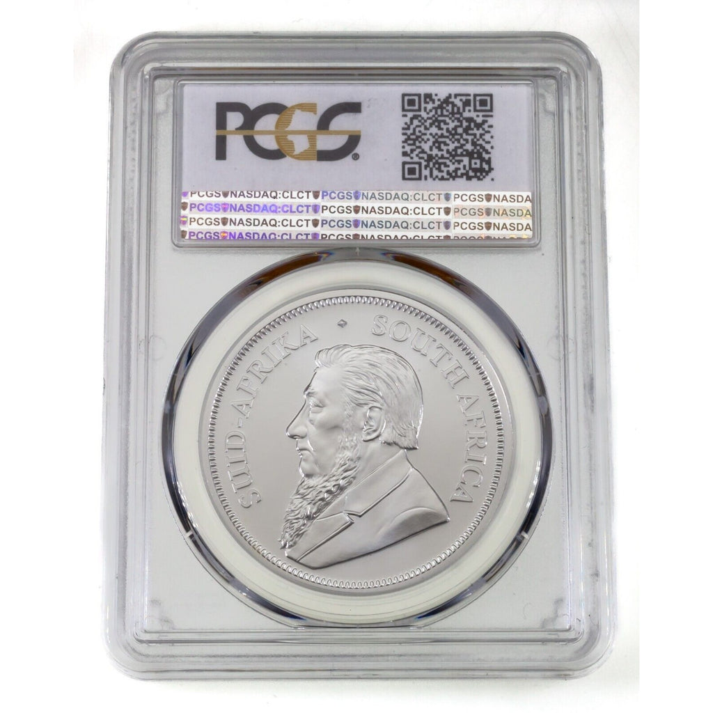 2018 South Africa 1 Oz. Silver Krugerrand Graded by PCGS as MS-70 First Week