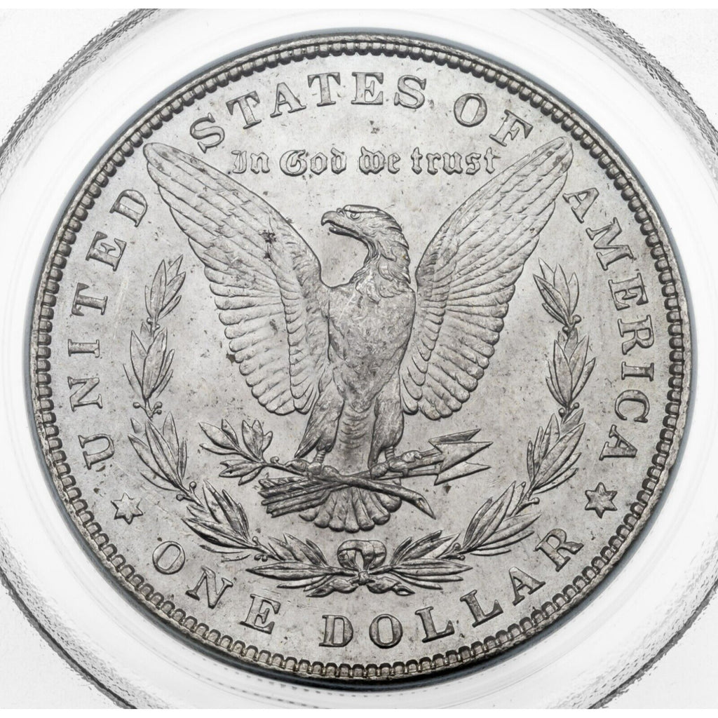 1882 $1 Silver Morgan Dollar Graded by PCGS as MS-63