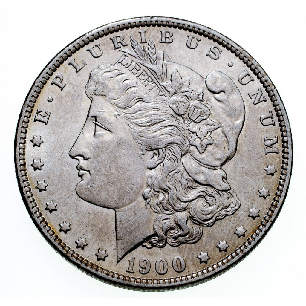 1900-O/CC $1 Silver Morgan Dollar in AU Condition, Nice Mint Error, All White