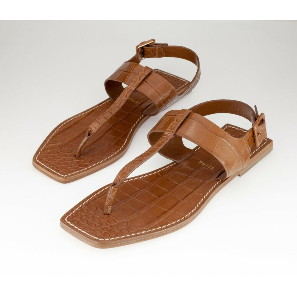 Christian Louboutin Cubongo Leather Sandals Size 40 1/2