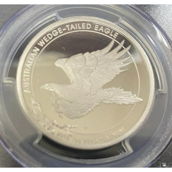 2015-P Australia $100 Platinum Wedge Tailed Eagle Graded by PCGS as PR70DCAM