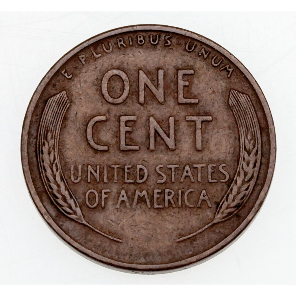 1931-S 1C Lincoln Cent in Very Fine VF Condition, Brown Color, Full Wheat Lines