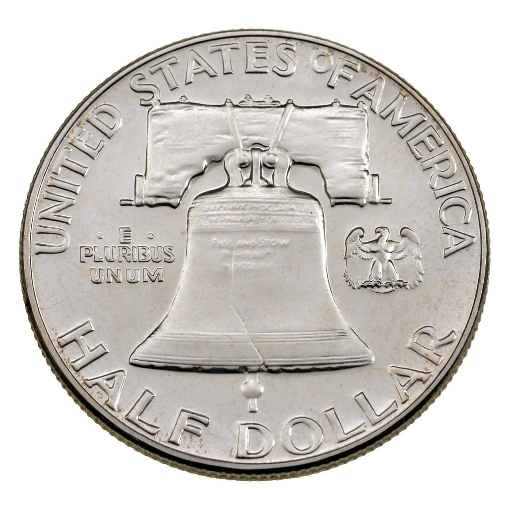 1955 50C Franklin Half Dollar in Gem Proof Condition, Excellent Eye Appeal