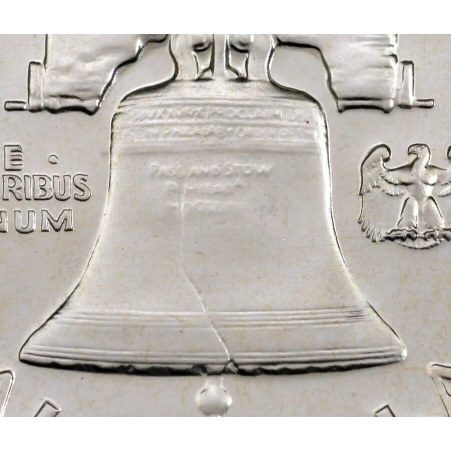 1955 50C Franklin Half Dollar in Gem Proof Condition, Excellent Eye Appeal