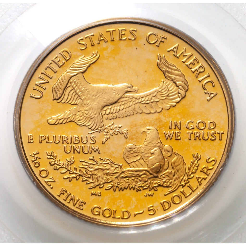 2001-W $5 Gold American Eagle Proof Graded by PCGS as PR69DCAM