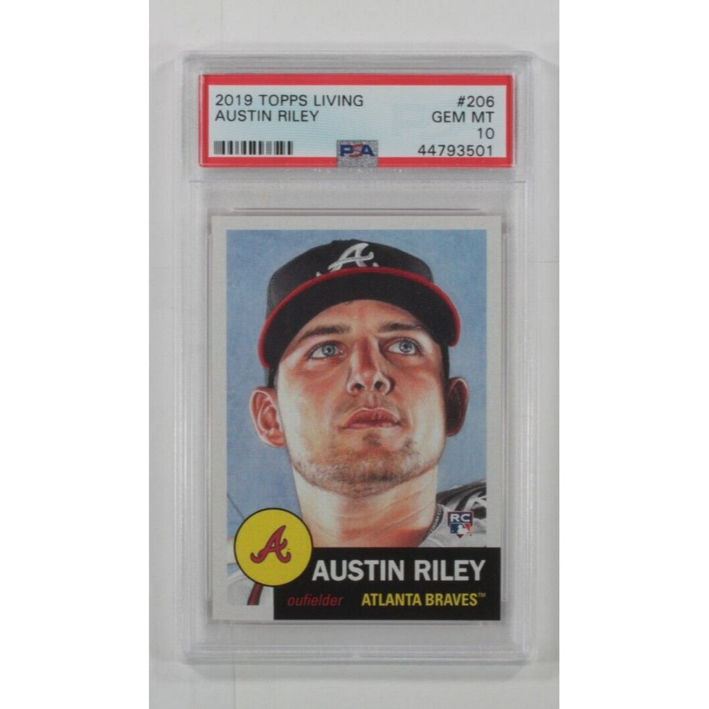 2019 Topps Living Austin Riley PSA 10 Gem Mint #206