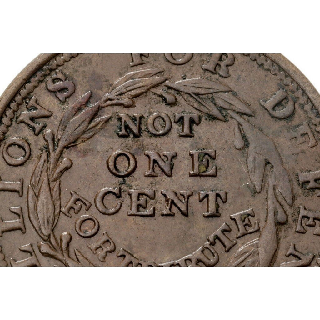 1837 Hard Times Token, Copper Merchants Exchange, HT-293 in AU Condition