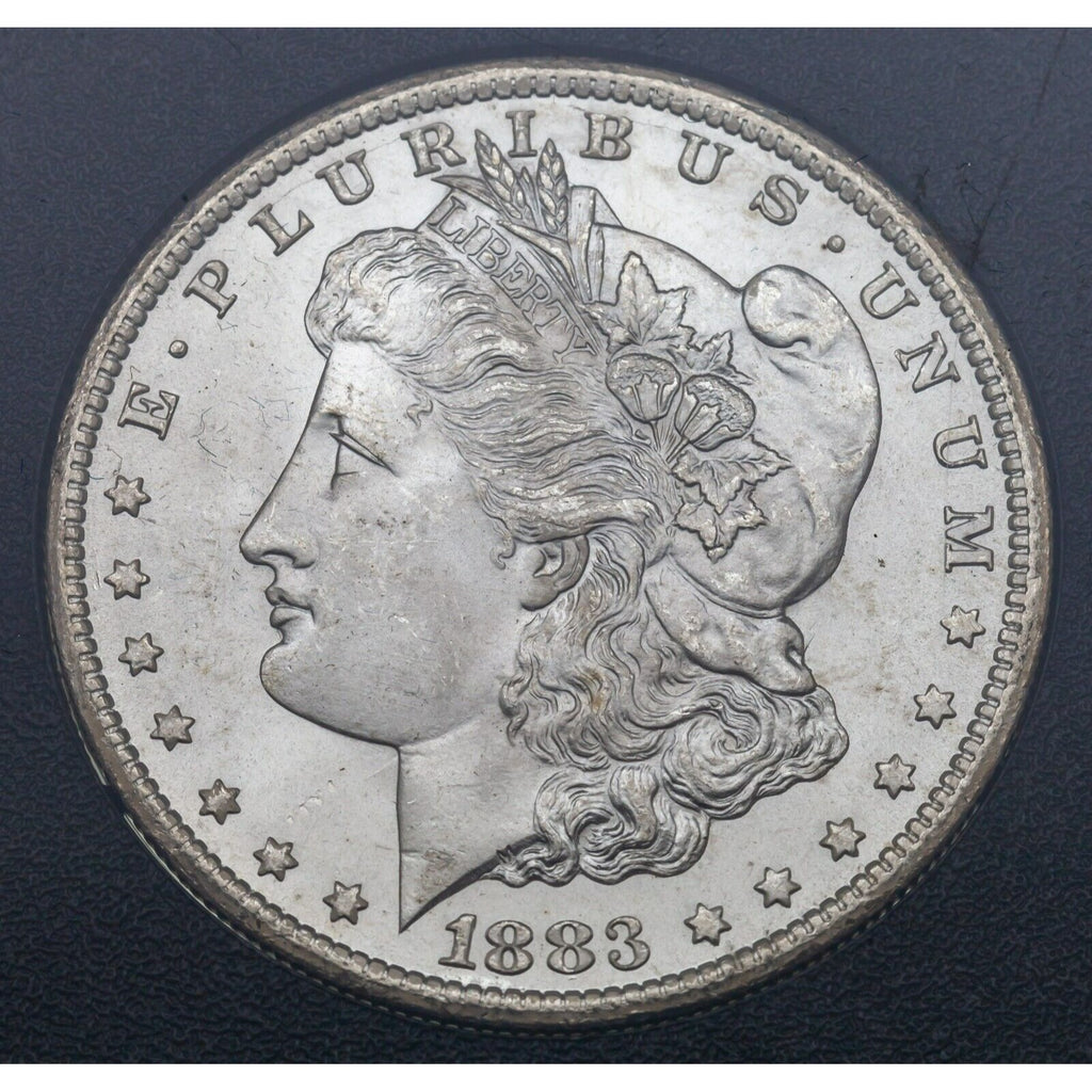 1883-CC GSA $1 Silver Uncirculated Morgan Dollar w/ Box and CoA