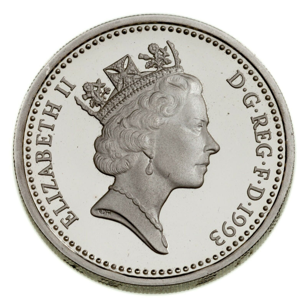1993-1994 Great Britain One Pound & Two Pound Silver Proof & Piedfort Coin Lot
