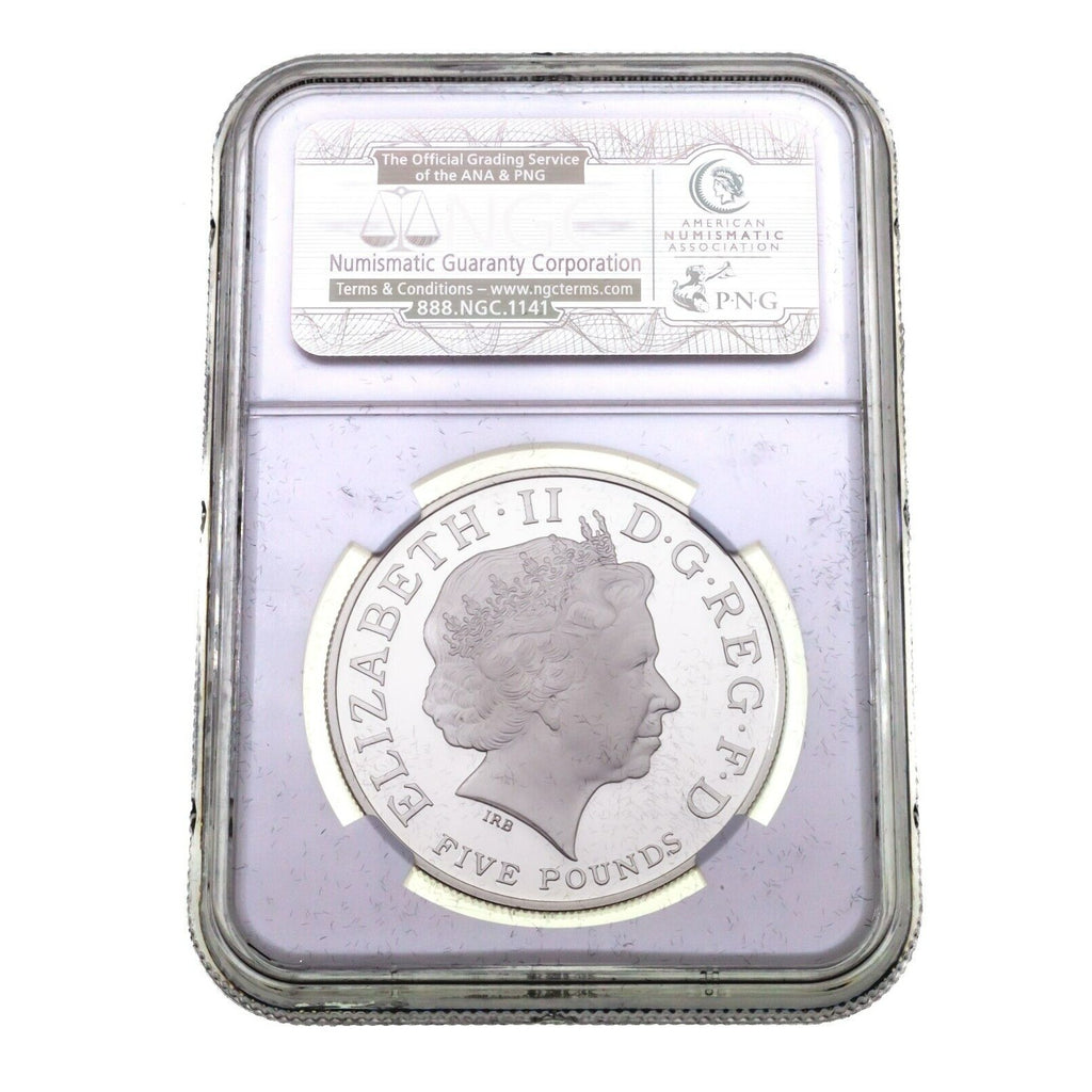 2009 Great Britain S5£ Olympics Countdown NGC PF70 Ultra Cameo