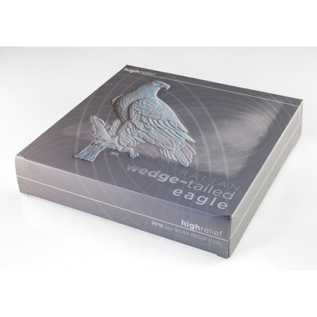 2016-P Australia S$8 Wedge-Tailed Eagle Silver 5 Oz PF70 Ultra Cameo Mercanti