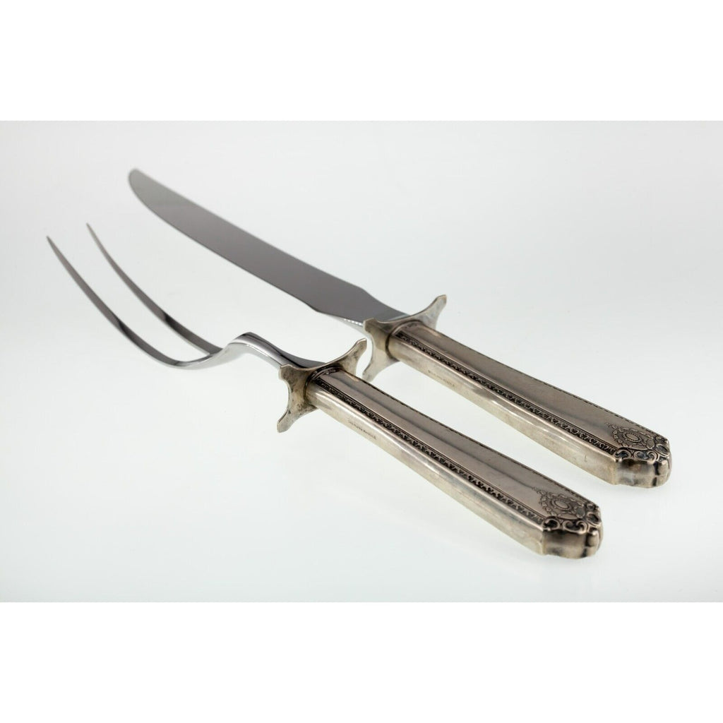 Thornton Sheffiield Sterling Silver Serving Set W/ Knife & Fork