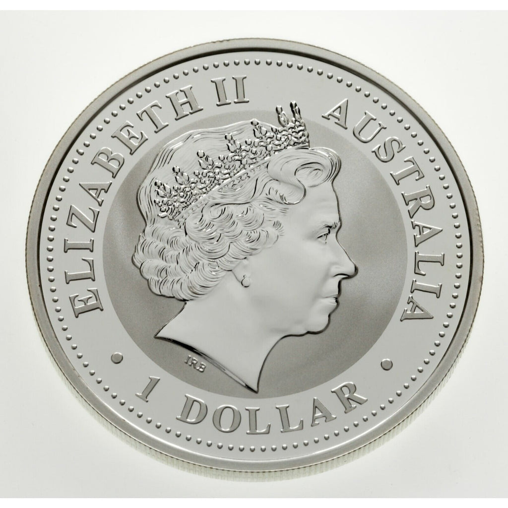 2001 Australia $1 Silver 1oz Kookaburra (BU Condition) KM# 479