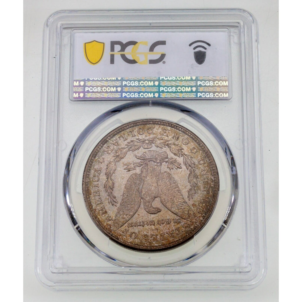 1921-D $1 Silver Morgan Dollar Graded by PCGS as MS-64