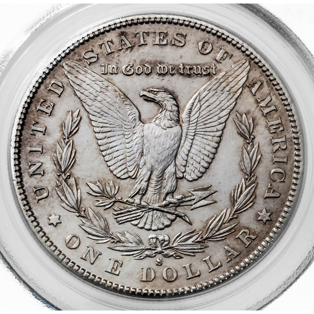 1881-S $1 Silver Morgan Dollar Graded by PCGS as MS-64! Great Morgan!