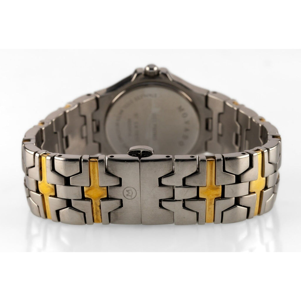 Movado Women's Delphino Quartz Watch w/ Two Tone Bracelet 97 E4 1851