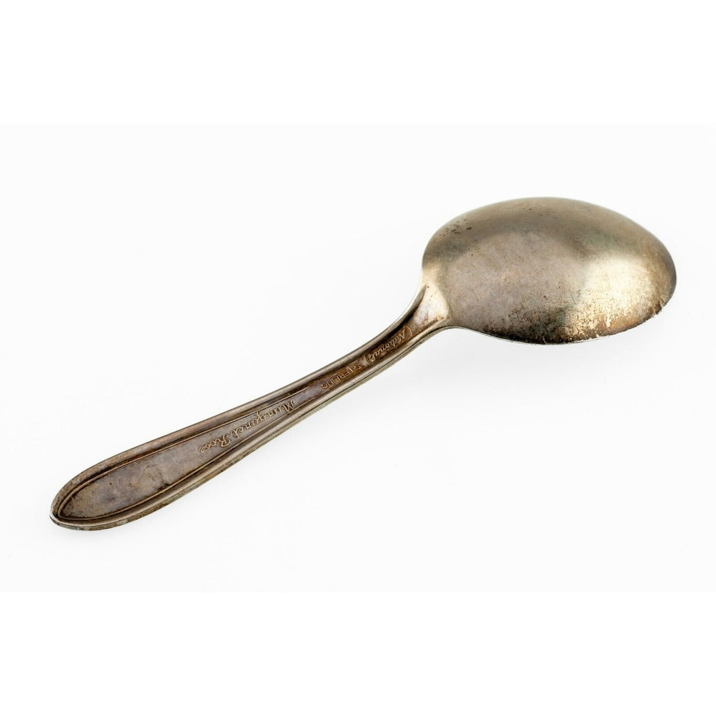 National Sterling Margaret Rose Baby Spoon and Fork Set Nice Vintage!