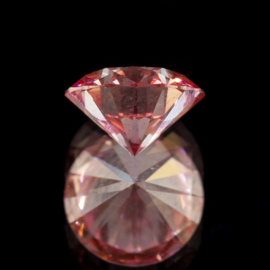 GIA-Certified 1.52 Fancy Vivid Pink Round Loose Lab-Grown Diamond VVS2