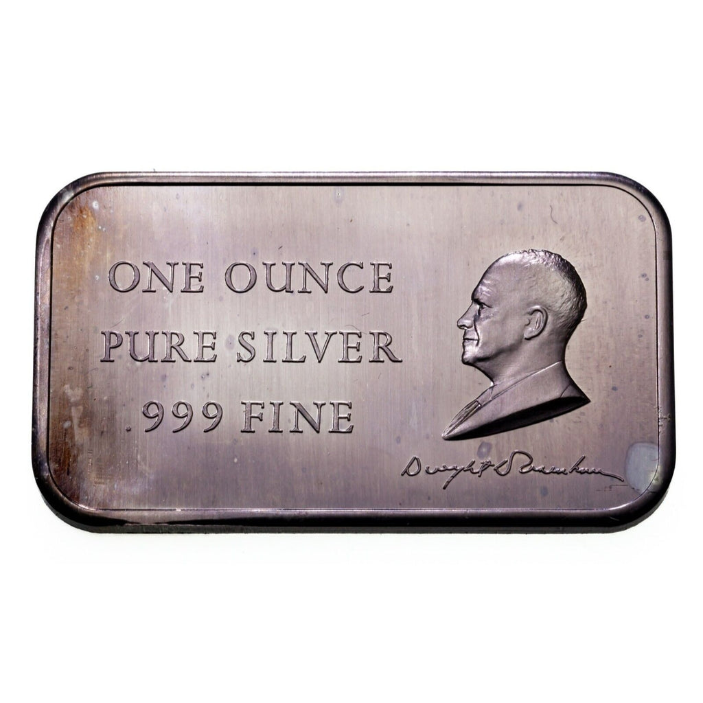 Dwight D Eisenhower - Madison Mint 1 oz. Silver Art Bar