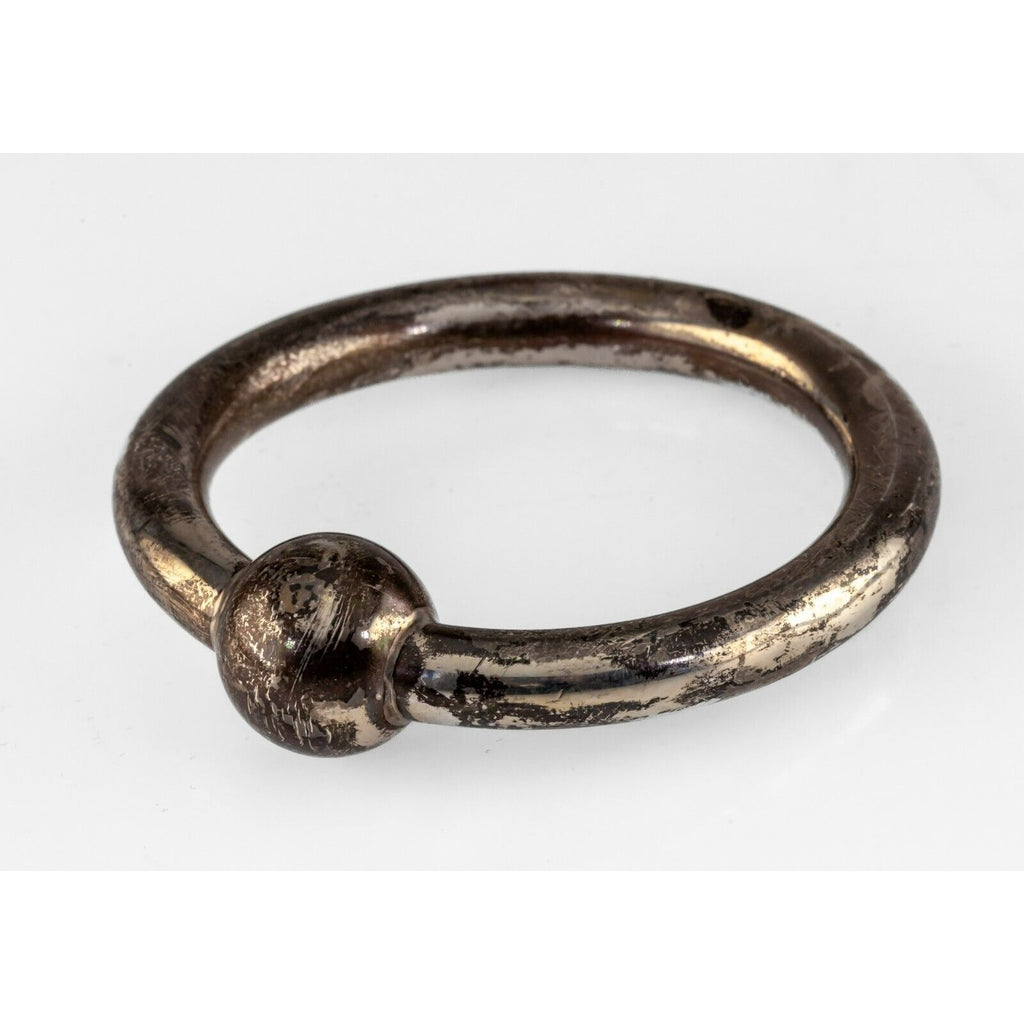 Tiffany & Co. Sterling Silver Teething Ring Rattle Vintage Nice!