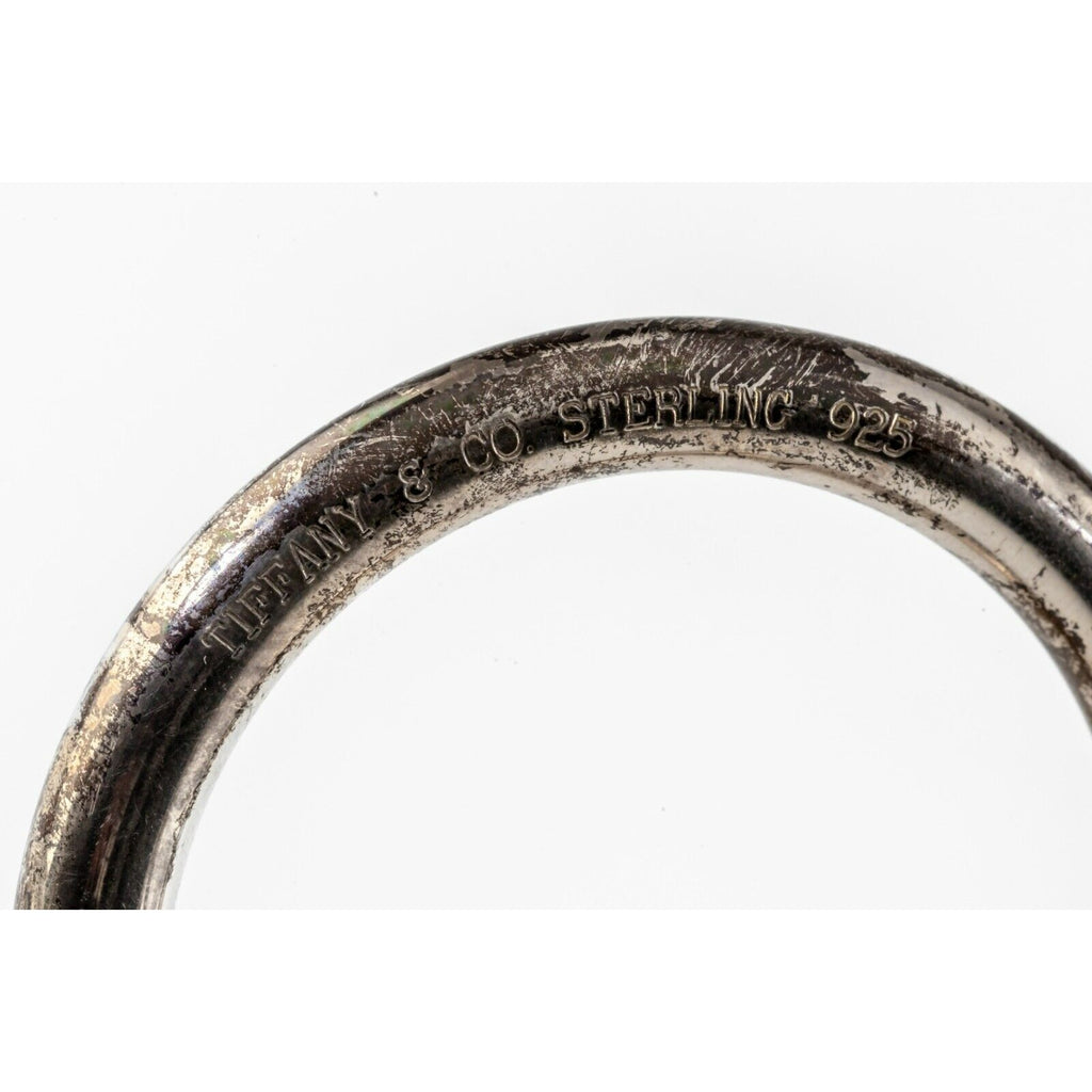 Tiffany & Co. Sterling Silver Teething Ring Rattle Vintage Nice!