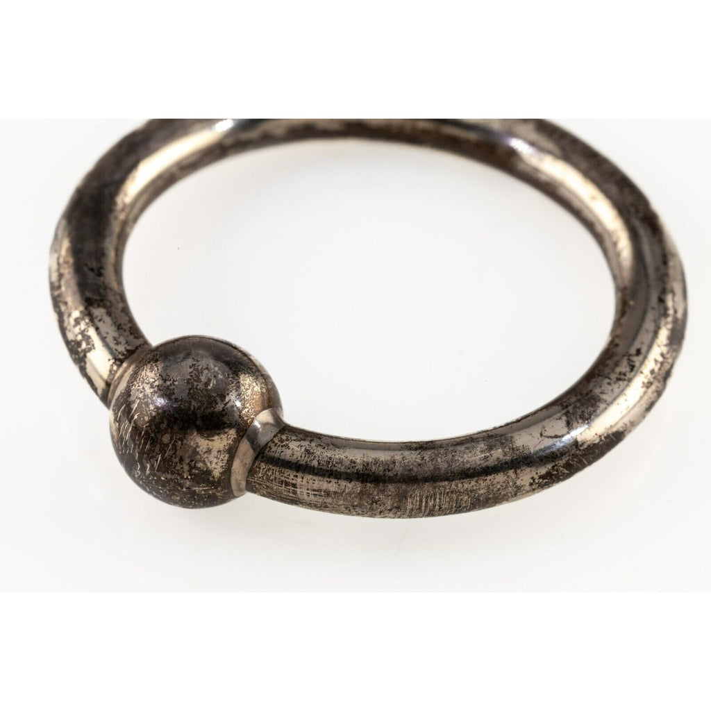 Tiffany & Co. Sterling Silver Teething Ring Rattle Vintage Nice!