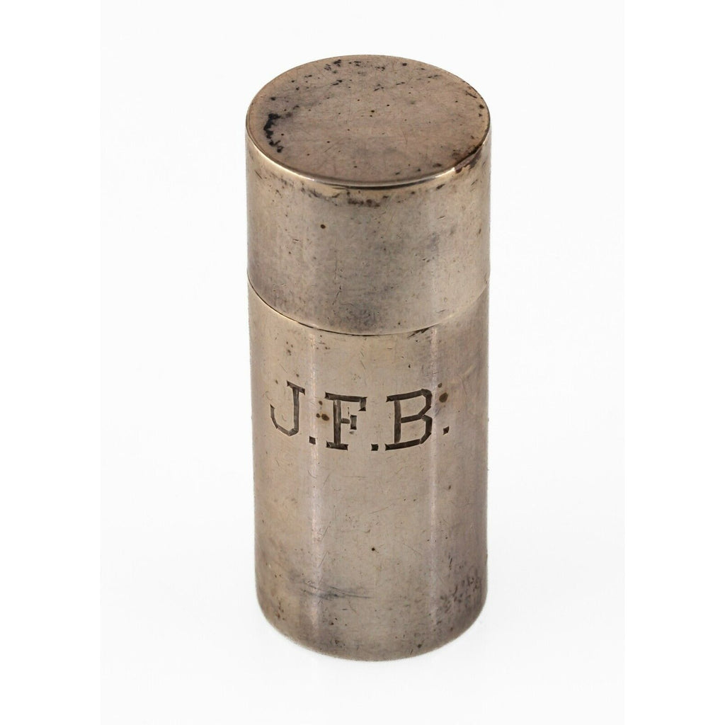 SB & Co Sterling Silver Soho Cylinder Pill Box Adorable!