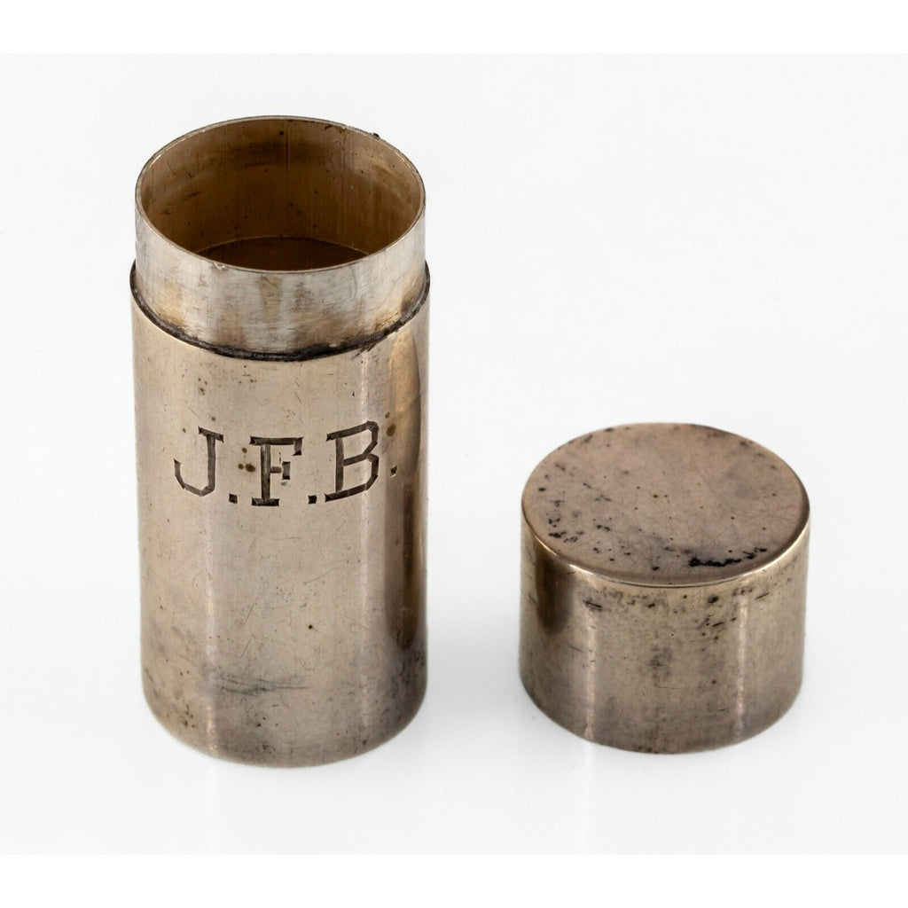 SB & Co Sterling Silver Soho Cylinder Pill Box Adorable!