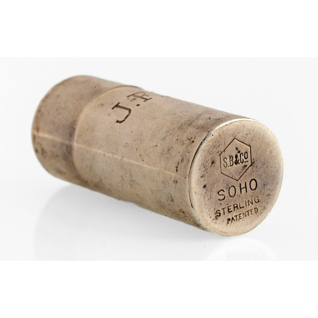 SB & Co Sterling Silver Soho Cylinder Pill Box Adorable!