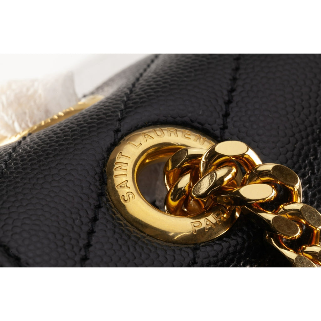 Yves Saint Laurent YSL Envelope Chevron Large Purse SL 2016 Dustbag Card 396910