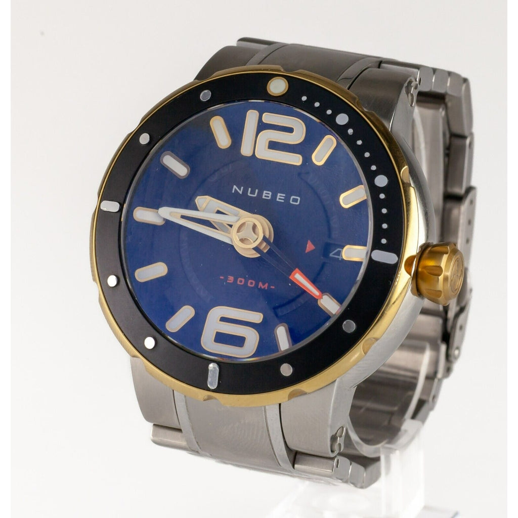 Nubeo Stainless Steel Iridiscent Submersible Automatic 300 m Men's Watch 012/300
