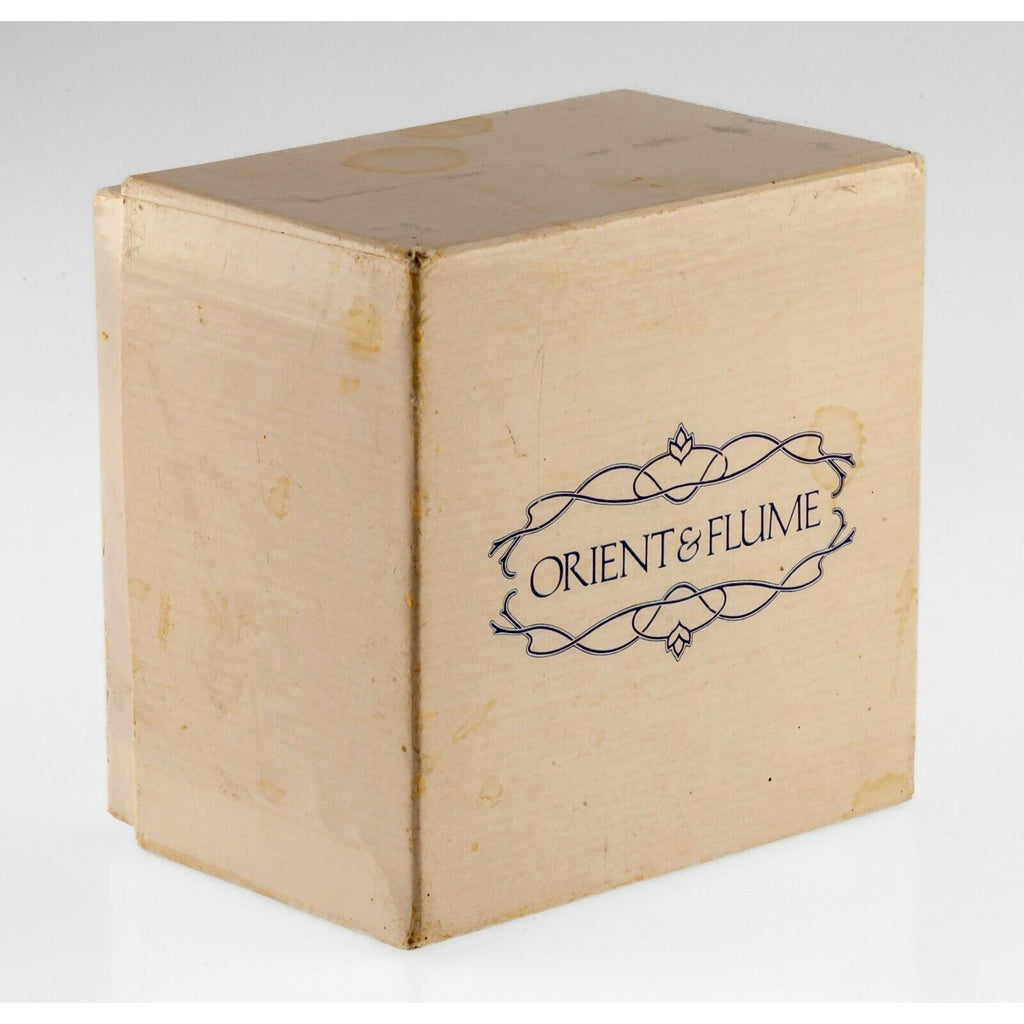 Orient & Flume Feathered Millefiori Paperweight 3" 1977 w/ Original Box & Pouch