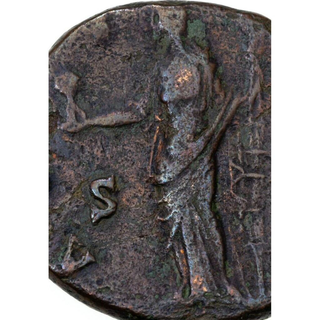 Roman Emp. Diva Faustina I AE As 8.1g, 25.5mm Coin RIC 1178