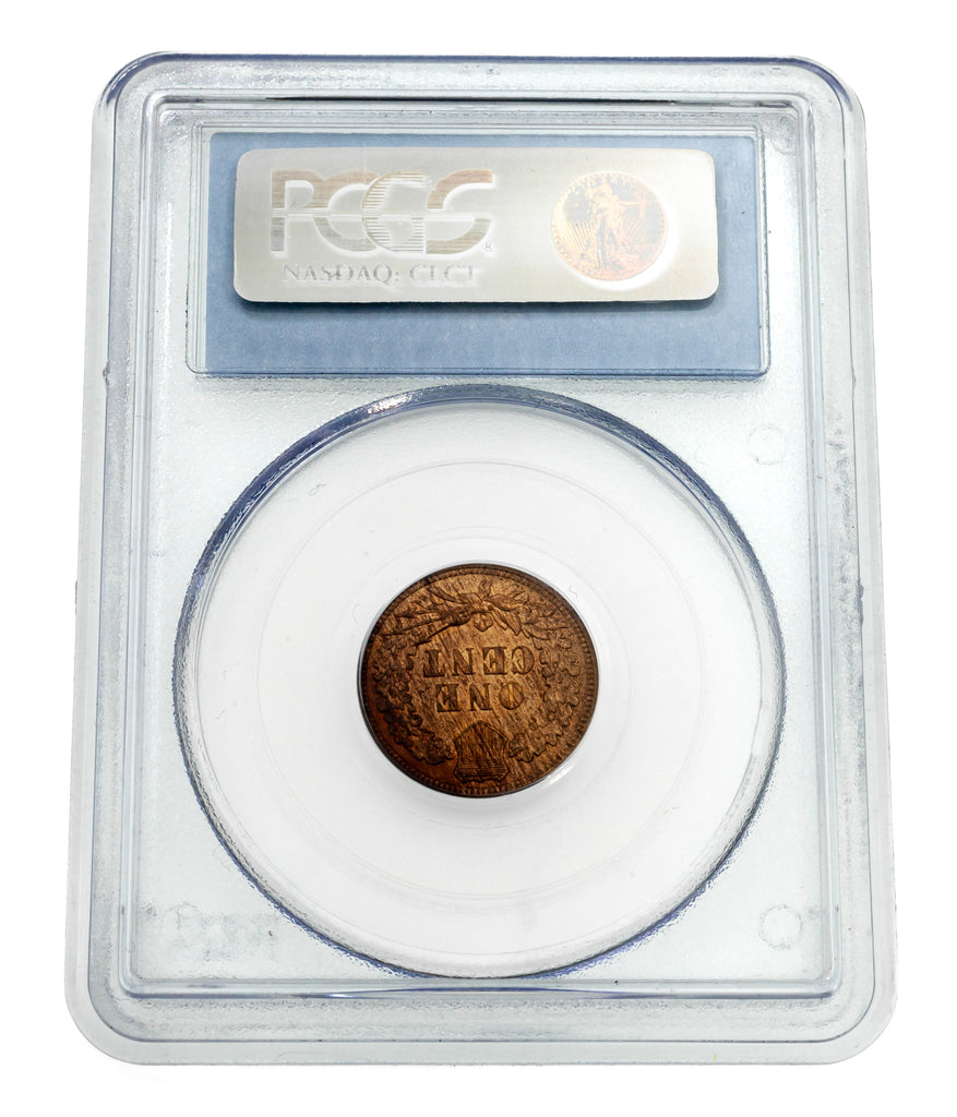 1907 1C Indian Cent Graded by PCGS as MS65RB Gorgeous Early Cent!