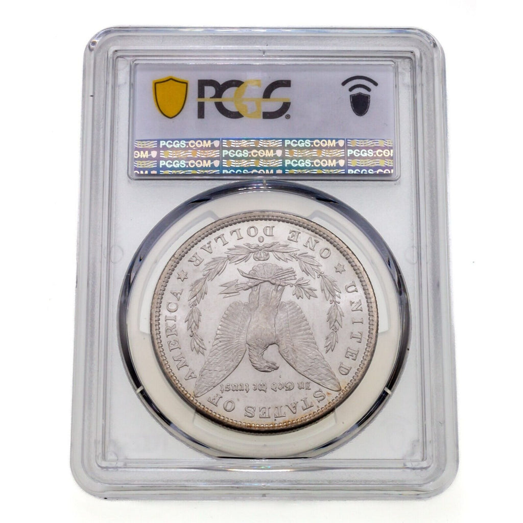 1879-O $1 Silver Morgan Dollar Graded by PCGS as MS-63, Nice Rim Toning!