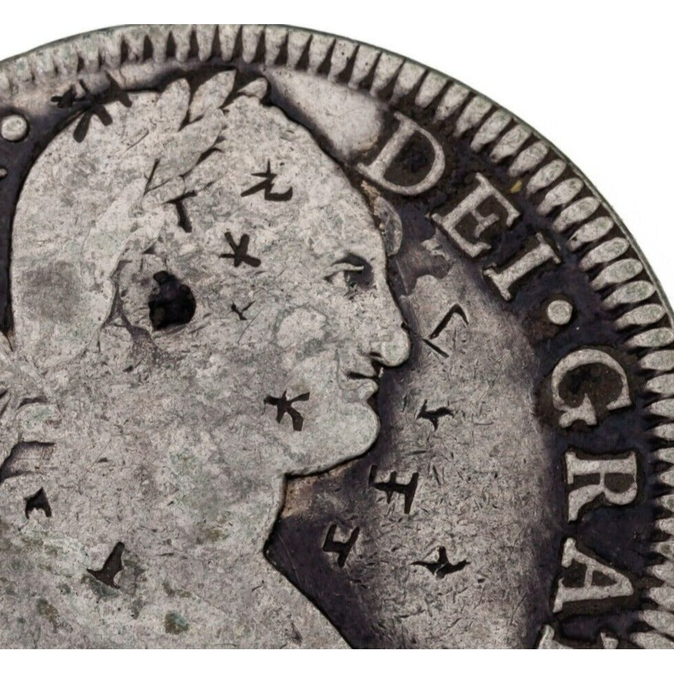 1797 Mexico 8 Reales with Chopmarks VF Net Condition