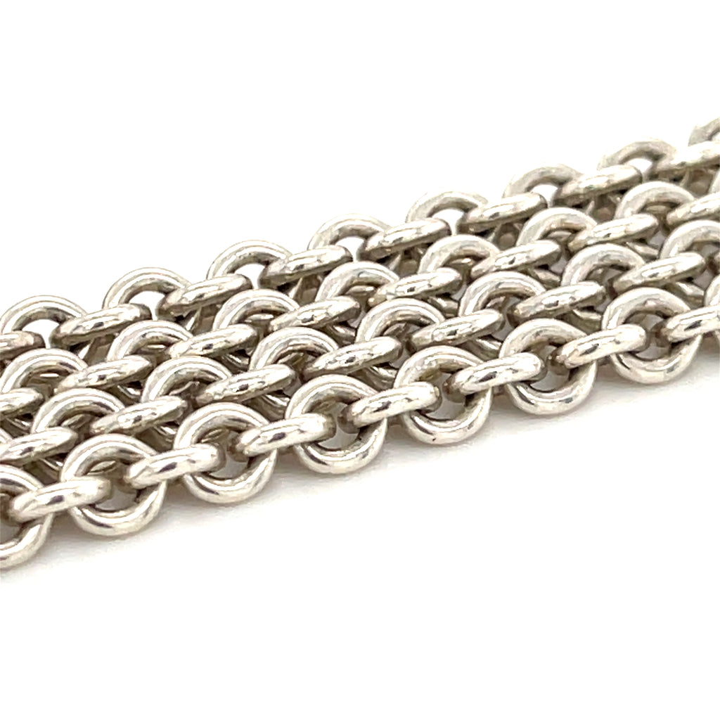 Sterling Silver Chain Necklace with Woodland Critters Charm Pendant, Length 30"