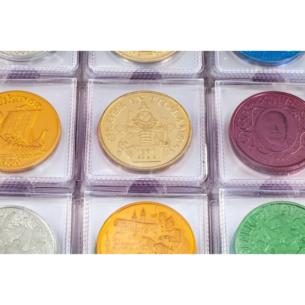 Rare 1960's-90's Mardi Gras Doubloons, Aluminum Token Collection of 246!