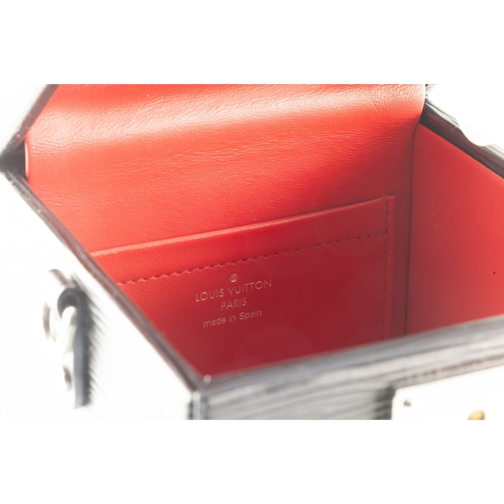 Louis Vuitton Black Epi Leather Bleeker Box with Silver HW Dustbag and Box