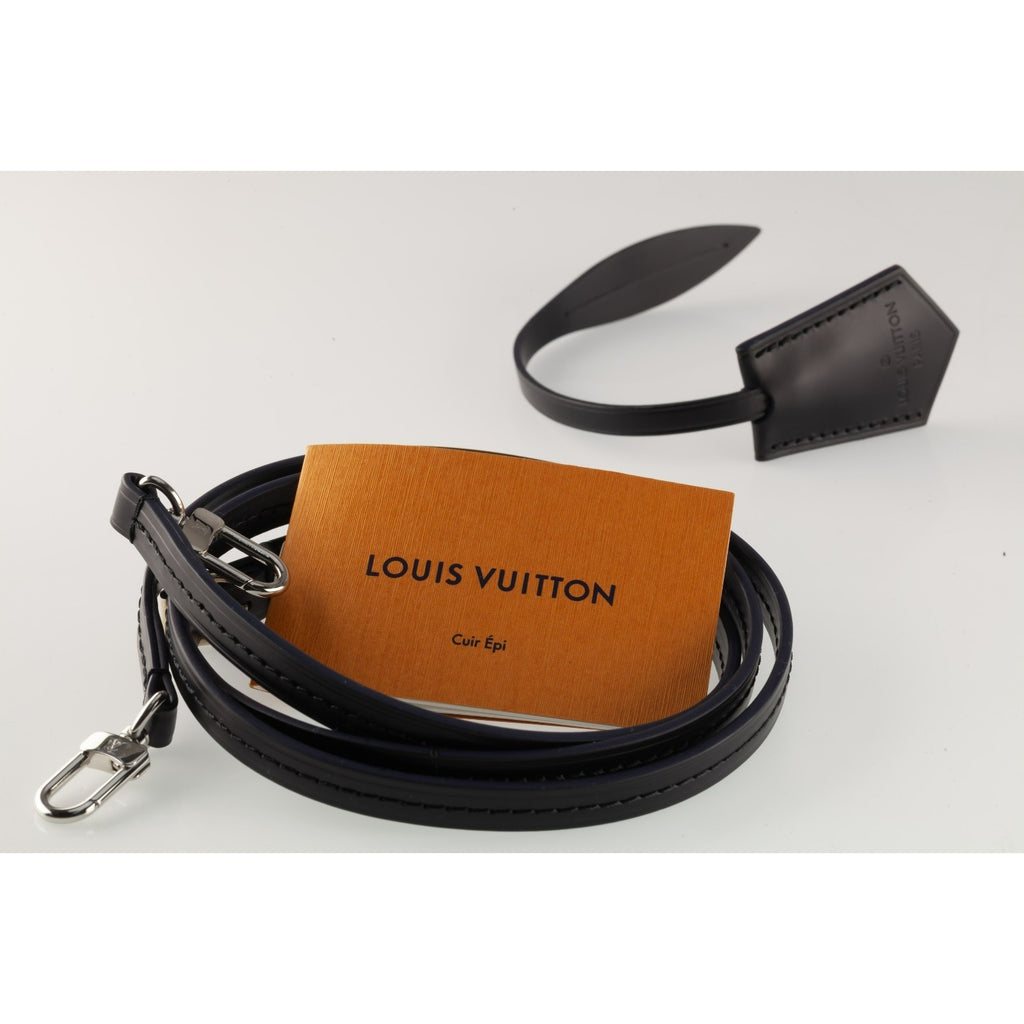 Louis Vuitton Black Epi Leather Bleeker Box with Silver HW Dustbag and Box