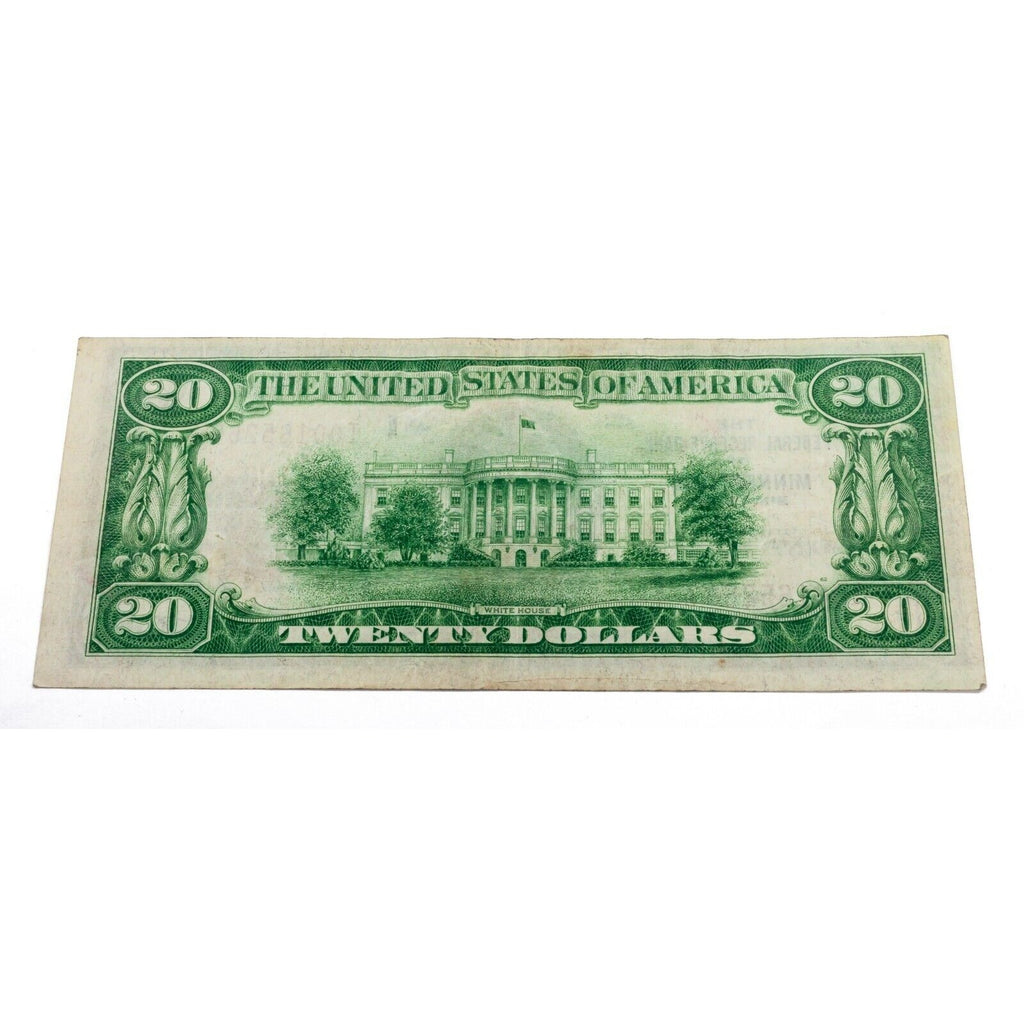 1929 $20 National Currency Note in XF Condition FR #1870-I