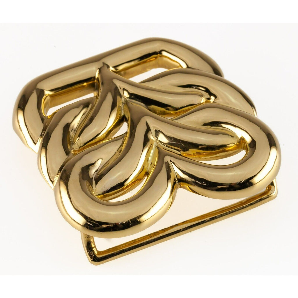 Van Cleef & Arpels 18k Yellow Gold Vintage Belt Buckle Hand-Signed