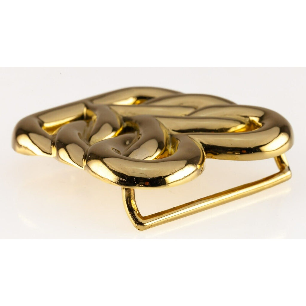 Van Cleef & Arpels 18k Yellow Gold Vintage Belt Buckle Hand-Signed