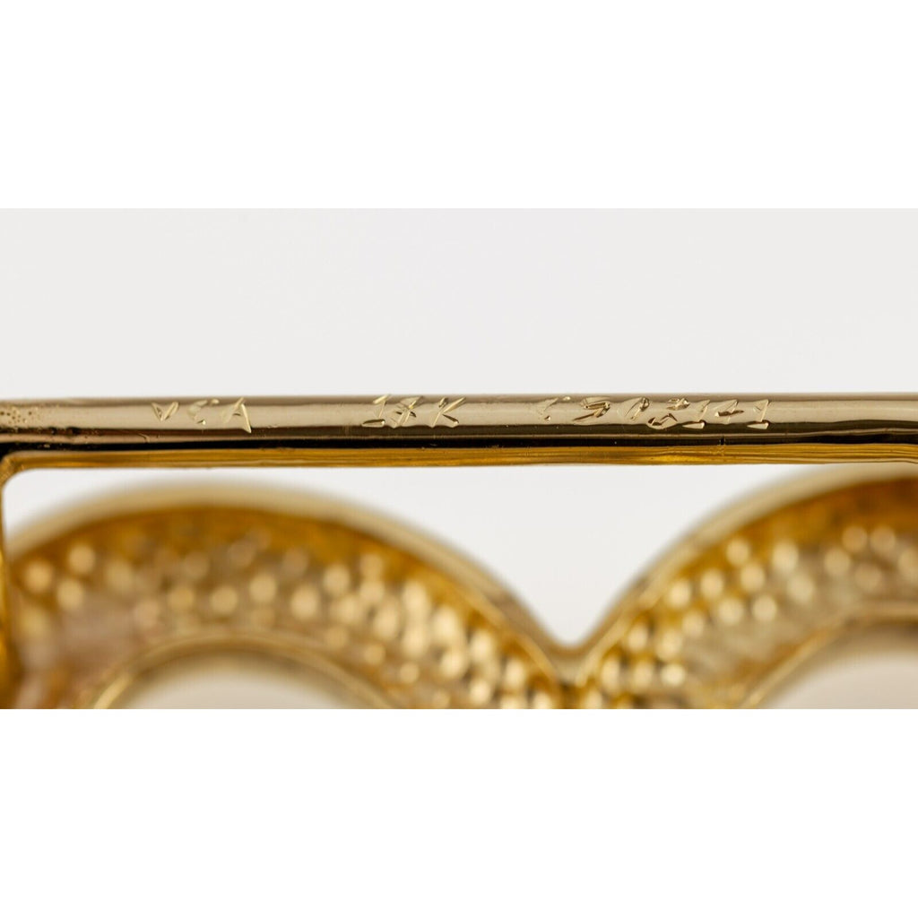 Van Cleef & Arpels 18k Yellow Gold Vintage Belt Buckle Hand-Signed