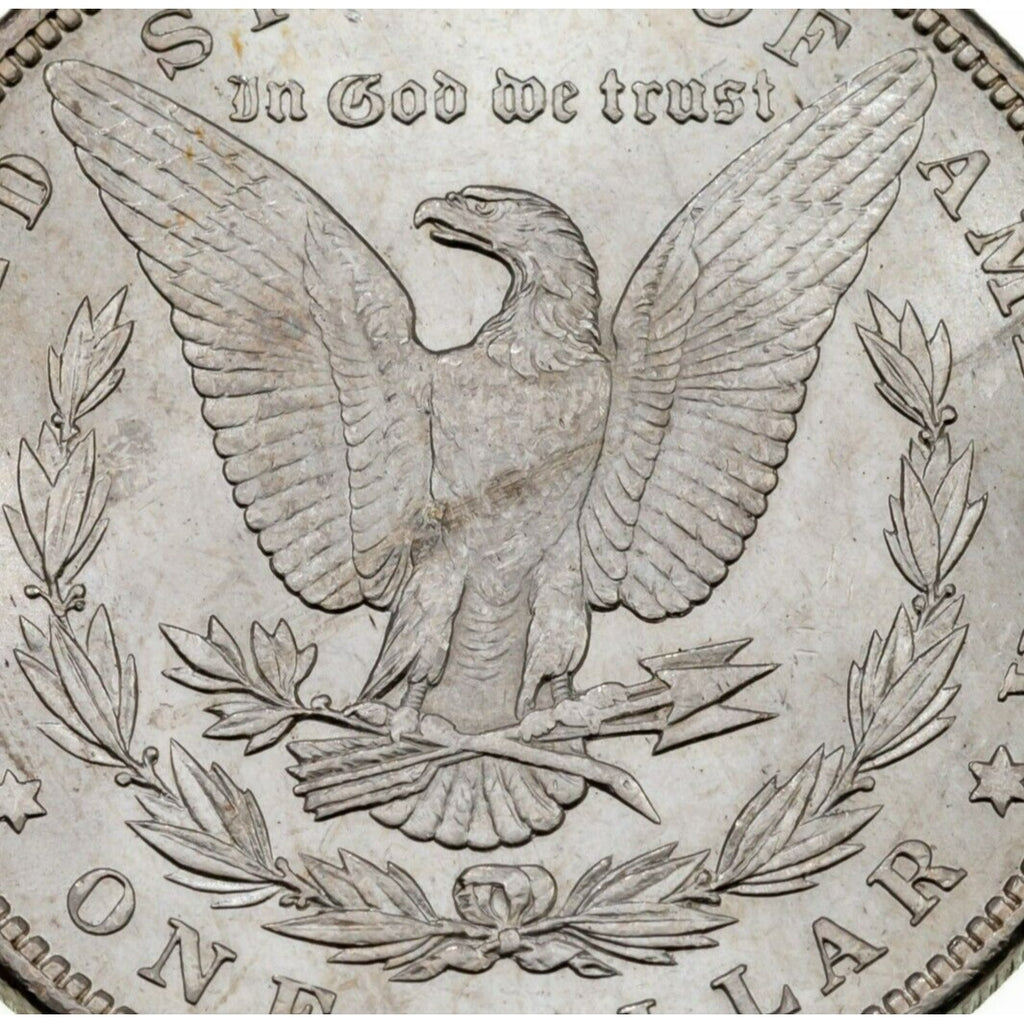 1891 $1 Silver Morgan Dollar in Choice BU Condition, Excellent Eye Appeal