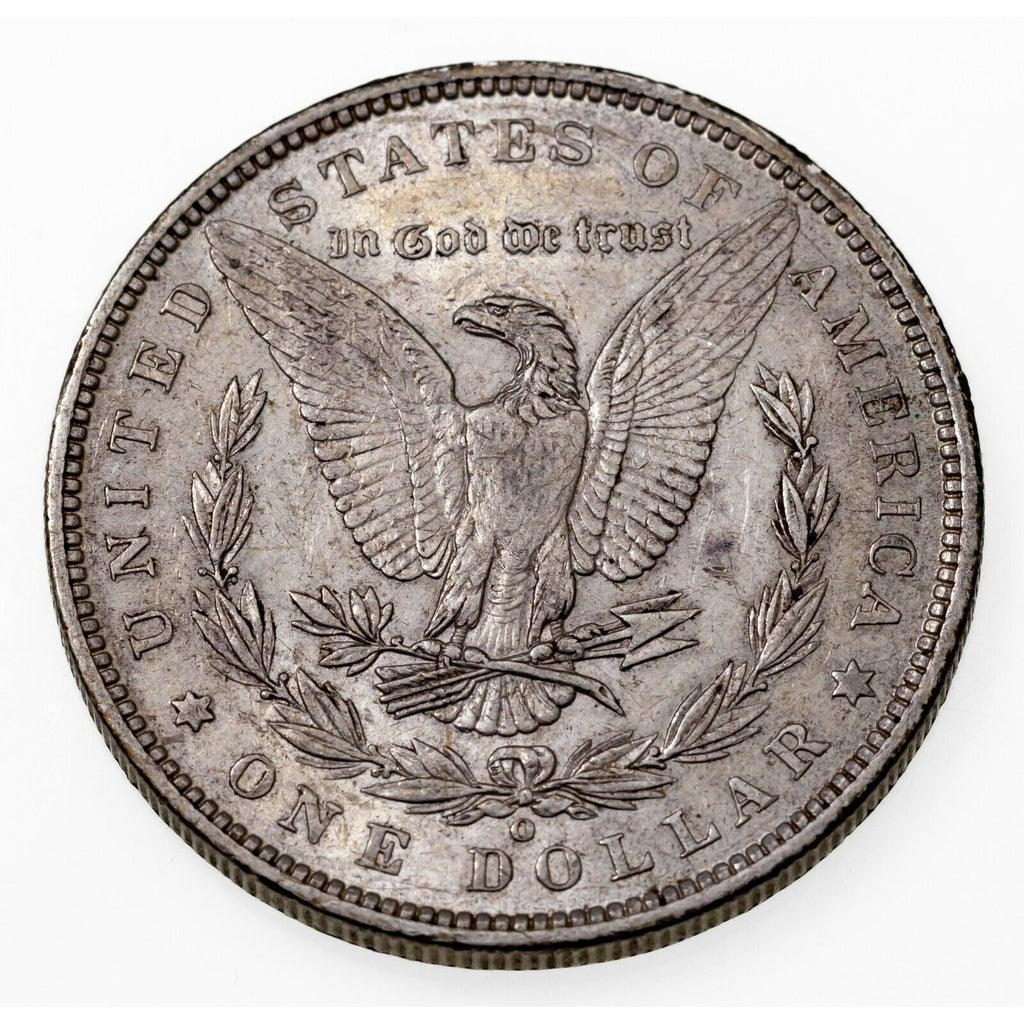 1889-O $1 Silver Morgan Dollar in AU Condition, Nice Luster, Mostly White