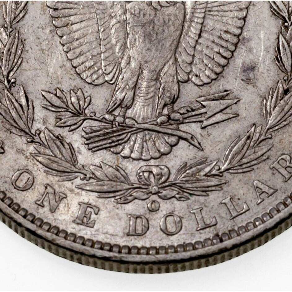1889-O $1 Silver Morgan Dollar in AU Condition, Nice Luster, Mostly White