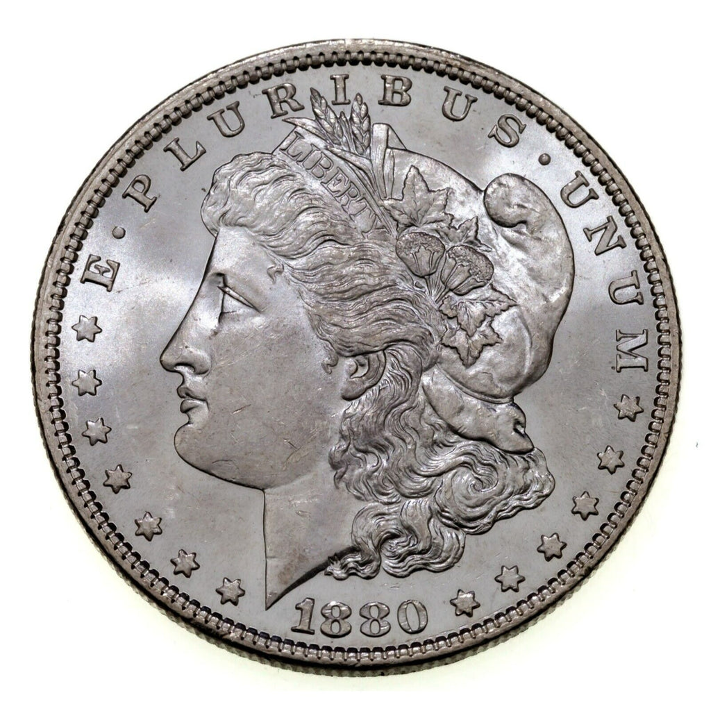 1880 $1 Morgan Dollar in Choice BU Condition, Terrific Eye Appeal, Full Luster